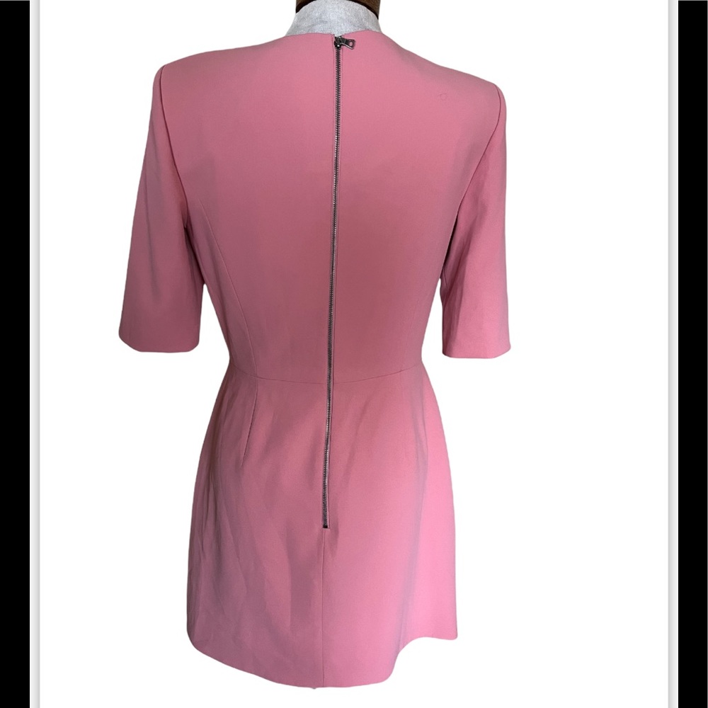 NWT Alice and Olivia Calista Rose Dress Double Layer 8 - Picture 5 of 10